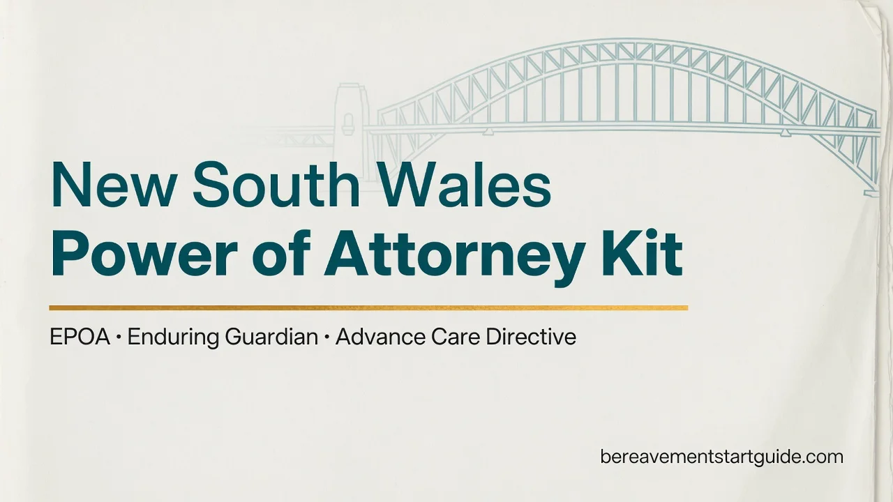 NSW Power of Attorney Kit — EPOA, Enduring Guardian & ACD