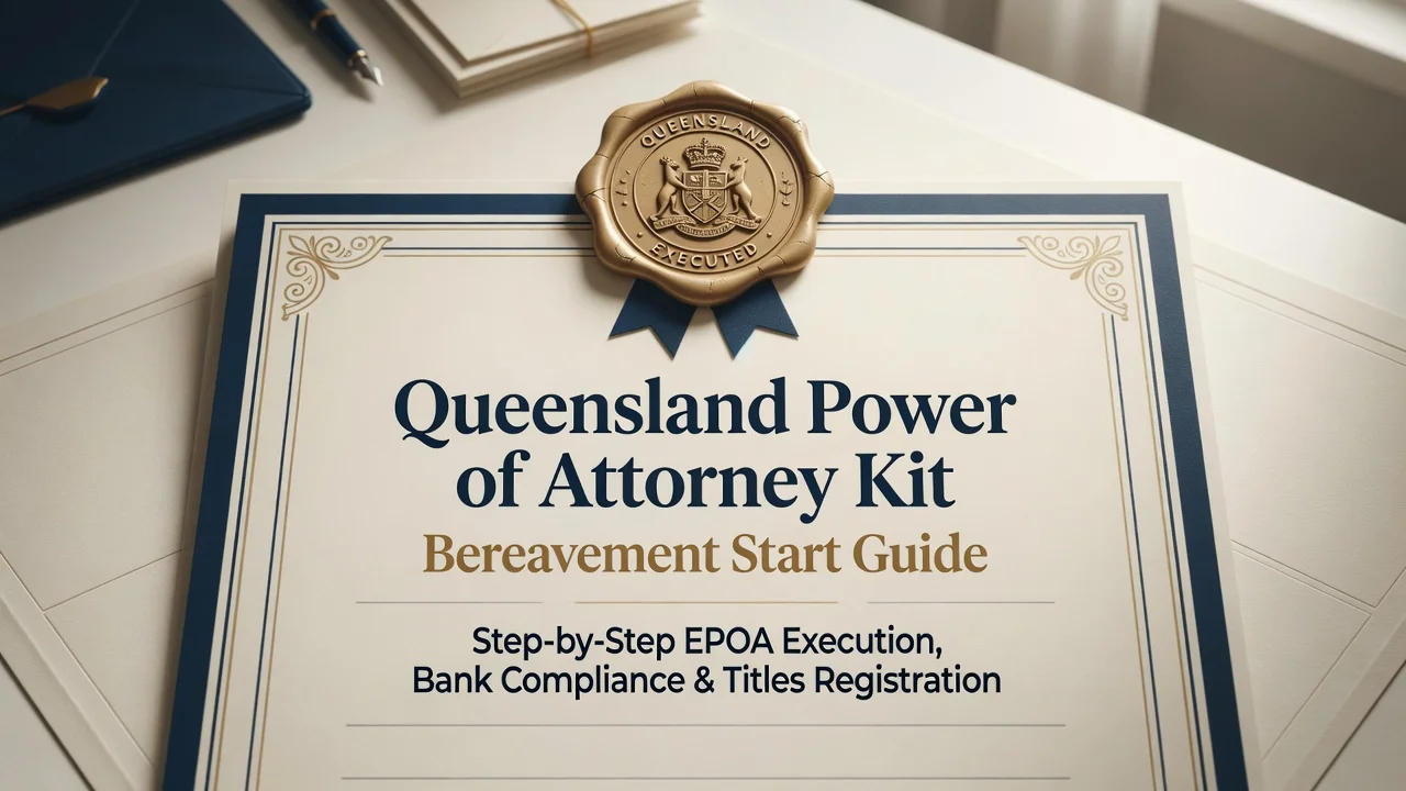Queensland Power of Attorney Kit — Bank-Proof EPOA Protection