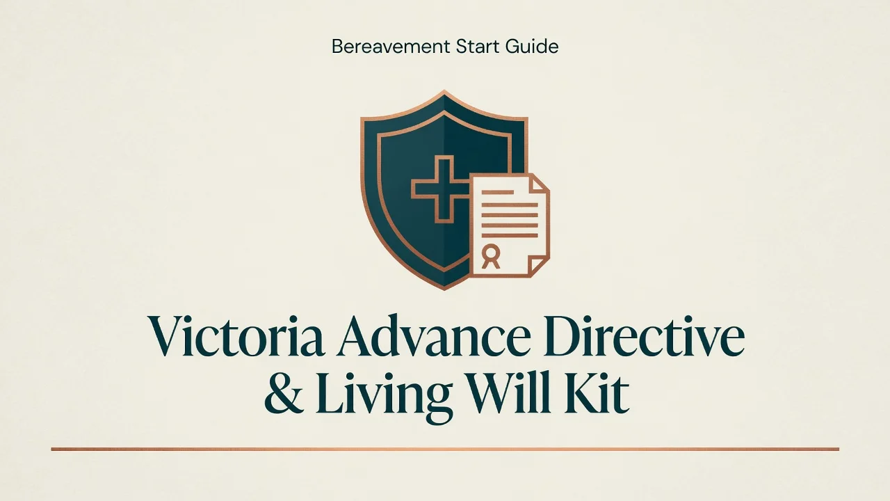 Victoria Advance Directive Kit — ACD, MTDM & Living Will