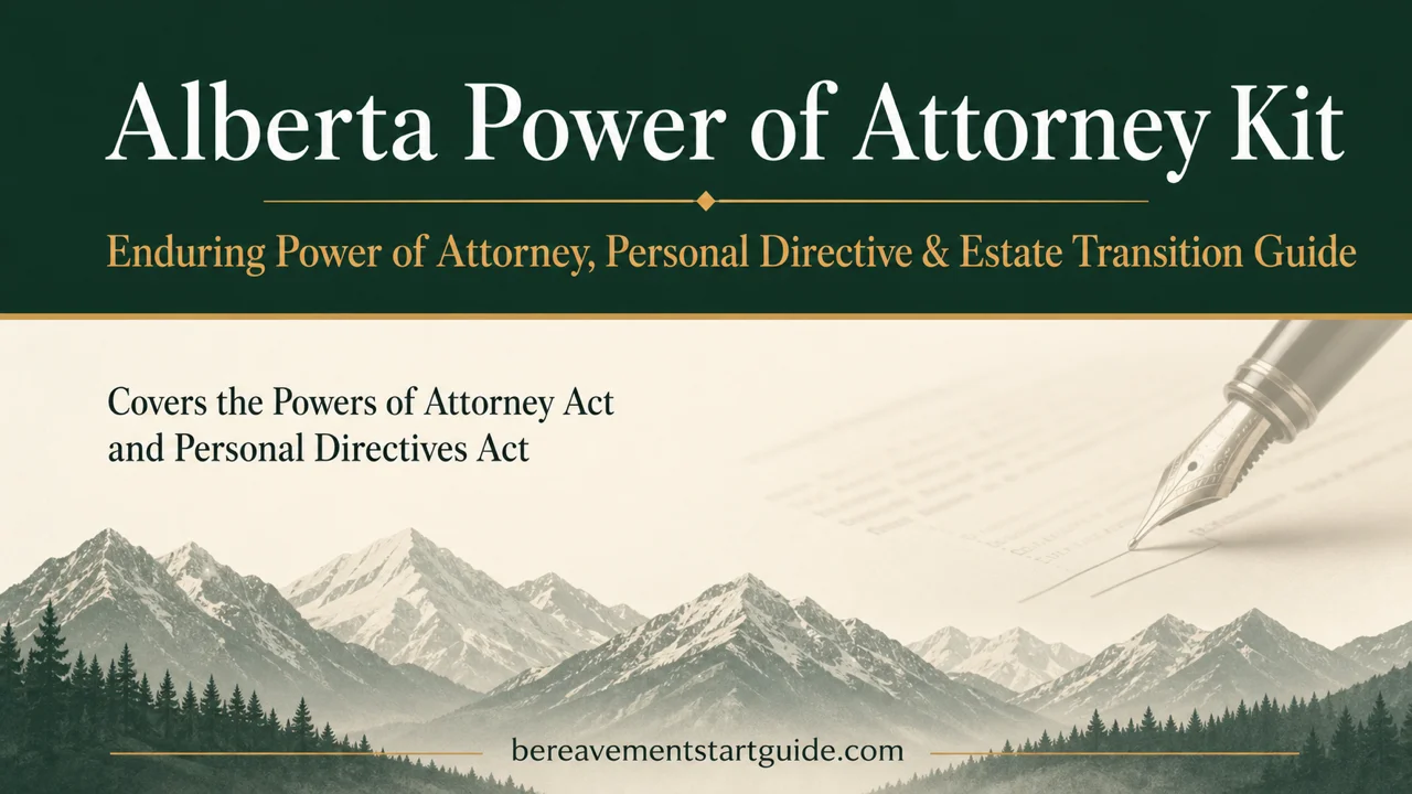 Alberta Power of Attorney Kit — EPA, Personal Directive & Estate Transition