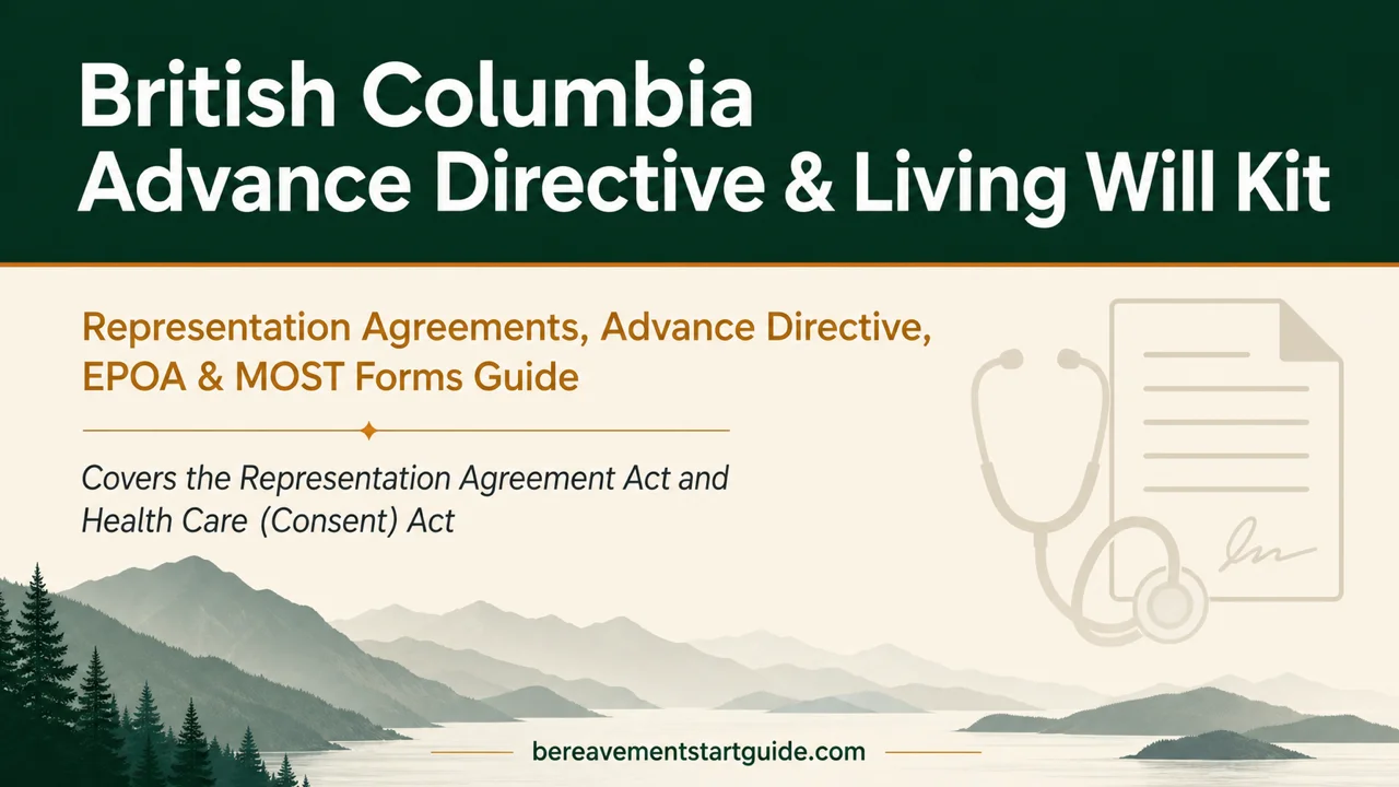 BC Advance Directive Kit — RA9, RA7, EPOA & MOST Forms