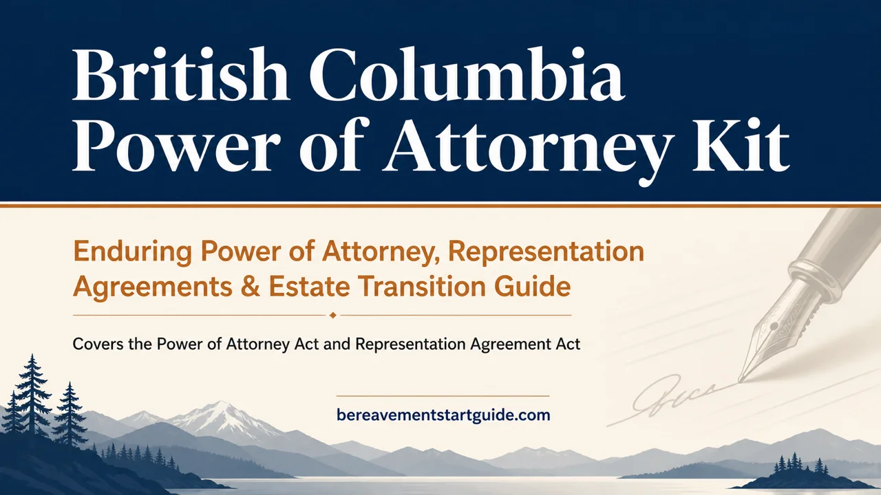 British Columbia Power of Attorney Kit — EPoA & Representation Agreement