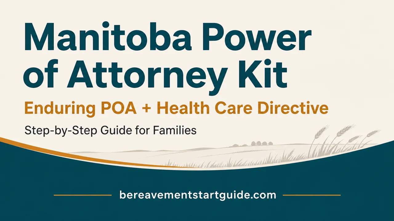 Manitoba Power of Attorney Kit — Protect Finances and Health Decisions