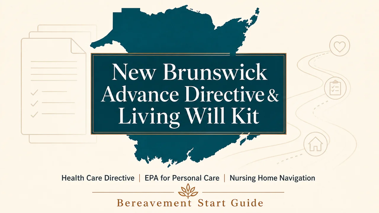 New Brunswick Advance Directive Kit — EPAs, SDMRA & Care Planning
