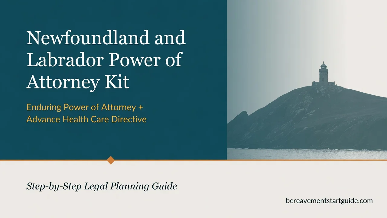 NL Power of Attorney Kit — Protect Finances and Healthcare