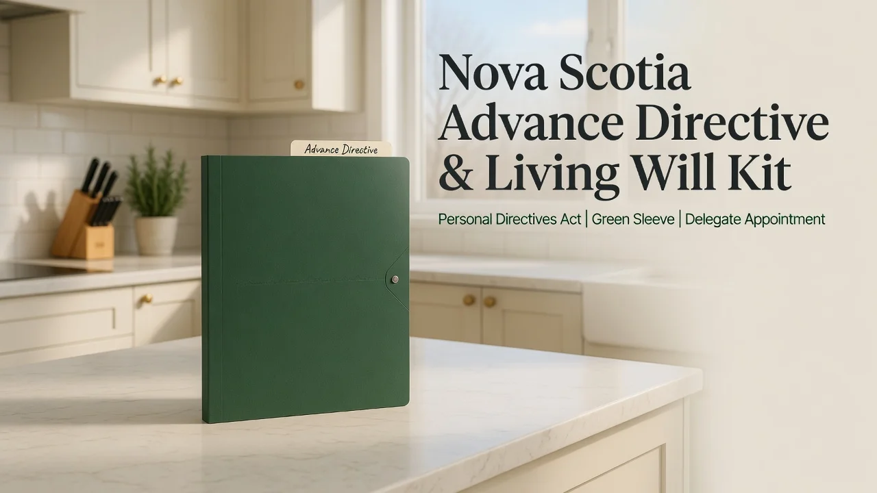 Nova Scotia Advance Directive Kit — Personal Directives Made Clear