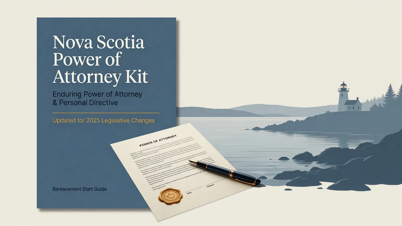 Nova Scotia Power of Attorney Kit — EPA, Personal Directive & Estate Transition