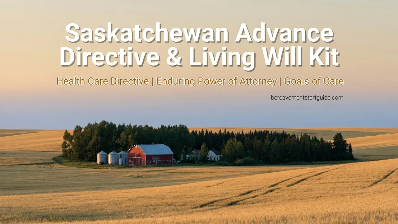 Saskatchewan Advance Directive Kit — Plan That Reaches the Ambulance
