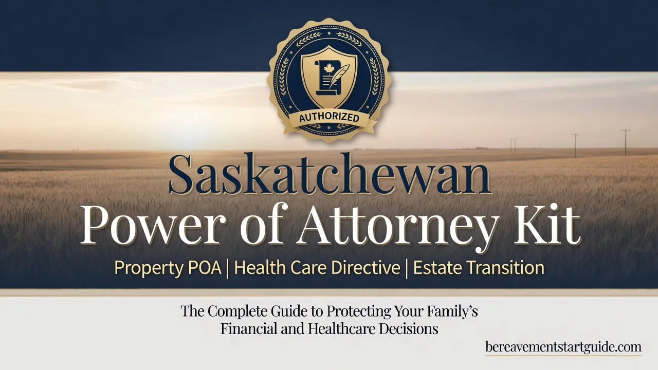 Saskatchewan Power of Attorney Kit — POA, HCD & Estate Transition
