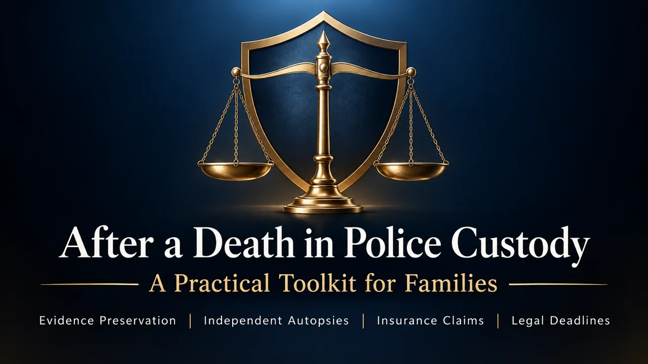After a Death in Police Custody — Triage Toolkit for Families