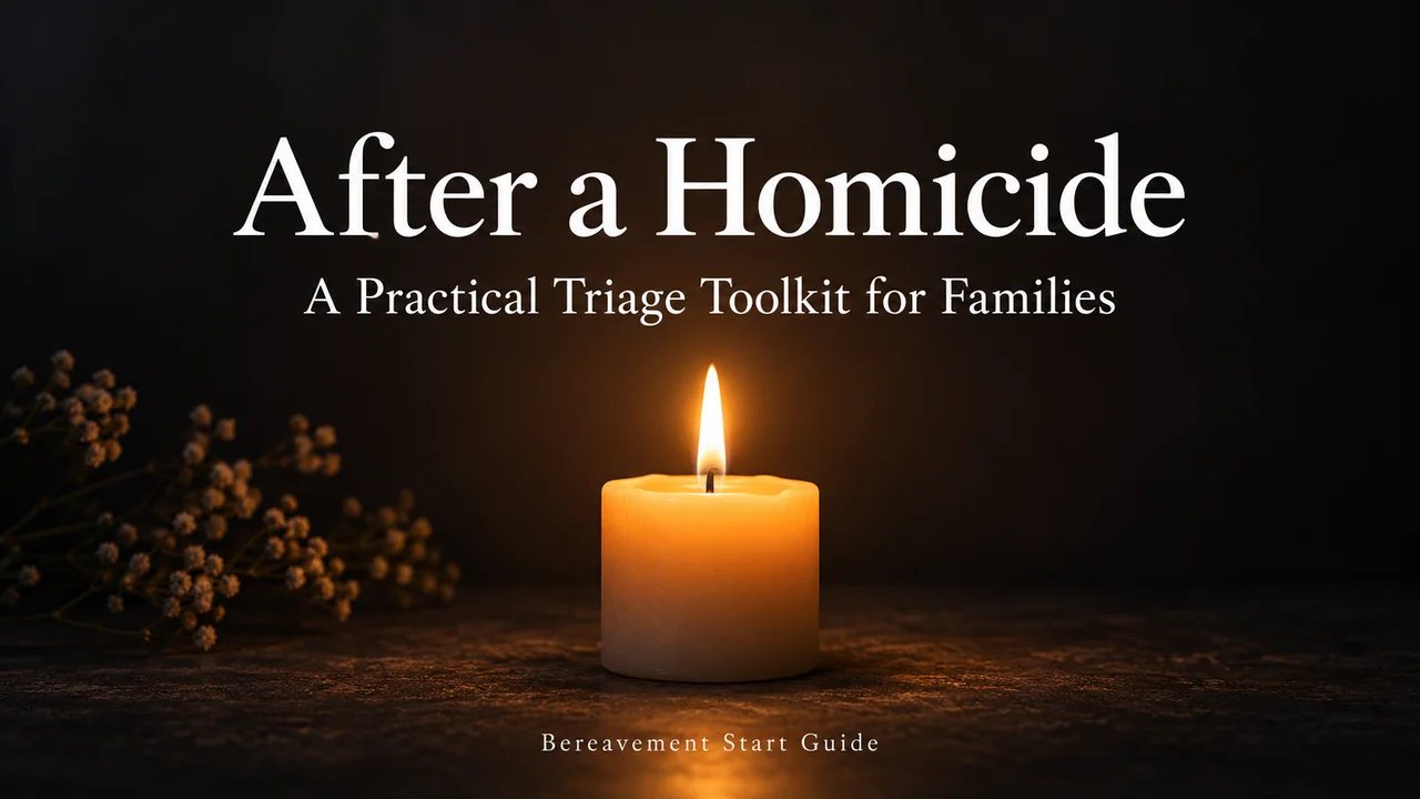 After a Homicide — Practical Triage Toolkit for Families