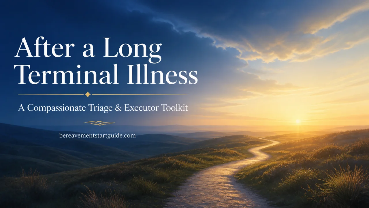 After a Long Terminal Illness — Compassionate Triage & Executor Toolkit