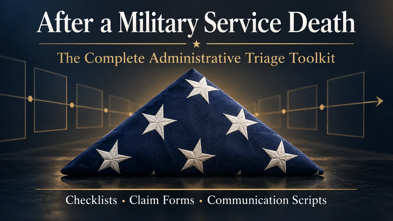 After a Military Service Death — Administrative Triage Toolkit
