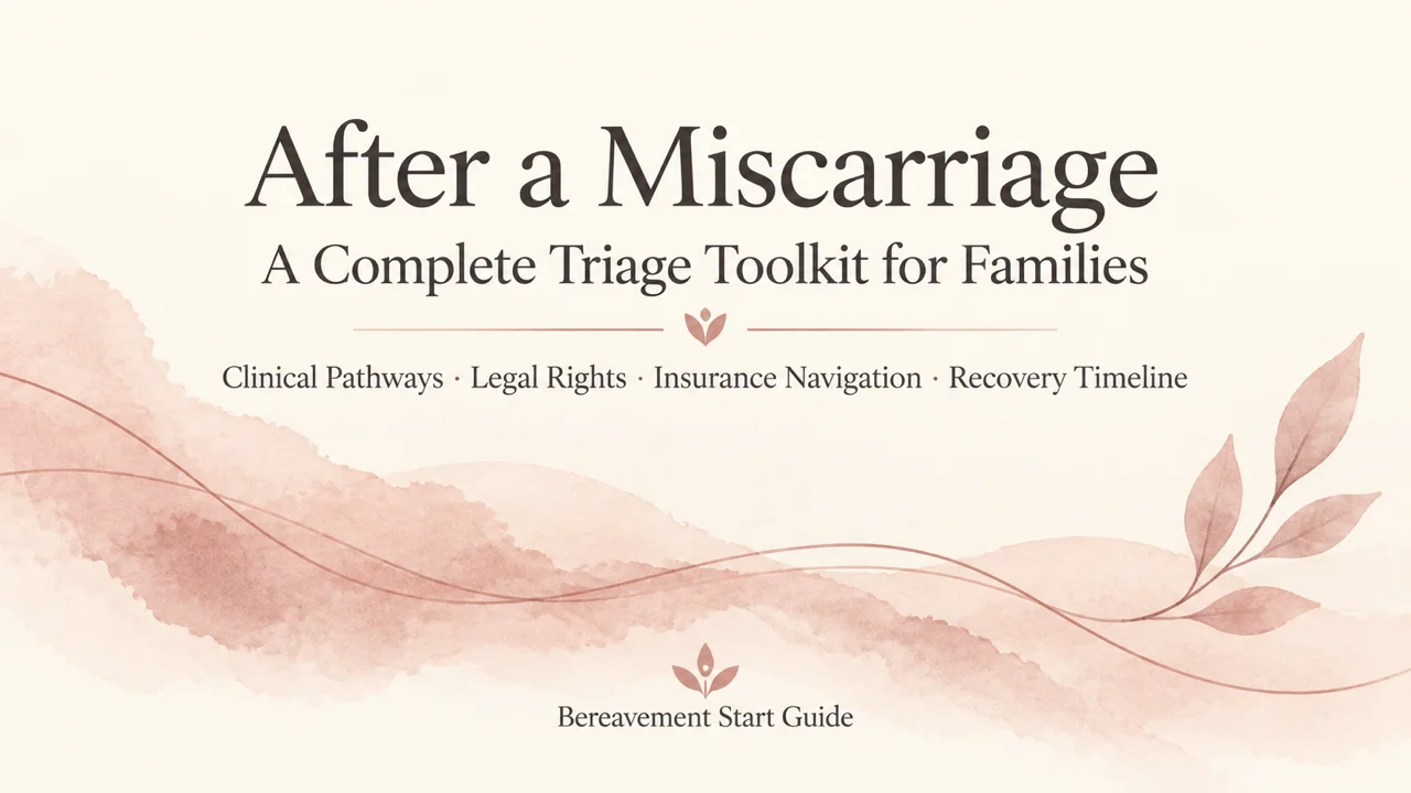 After a Miscarriage — Triage Toolkit for Families