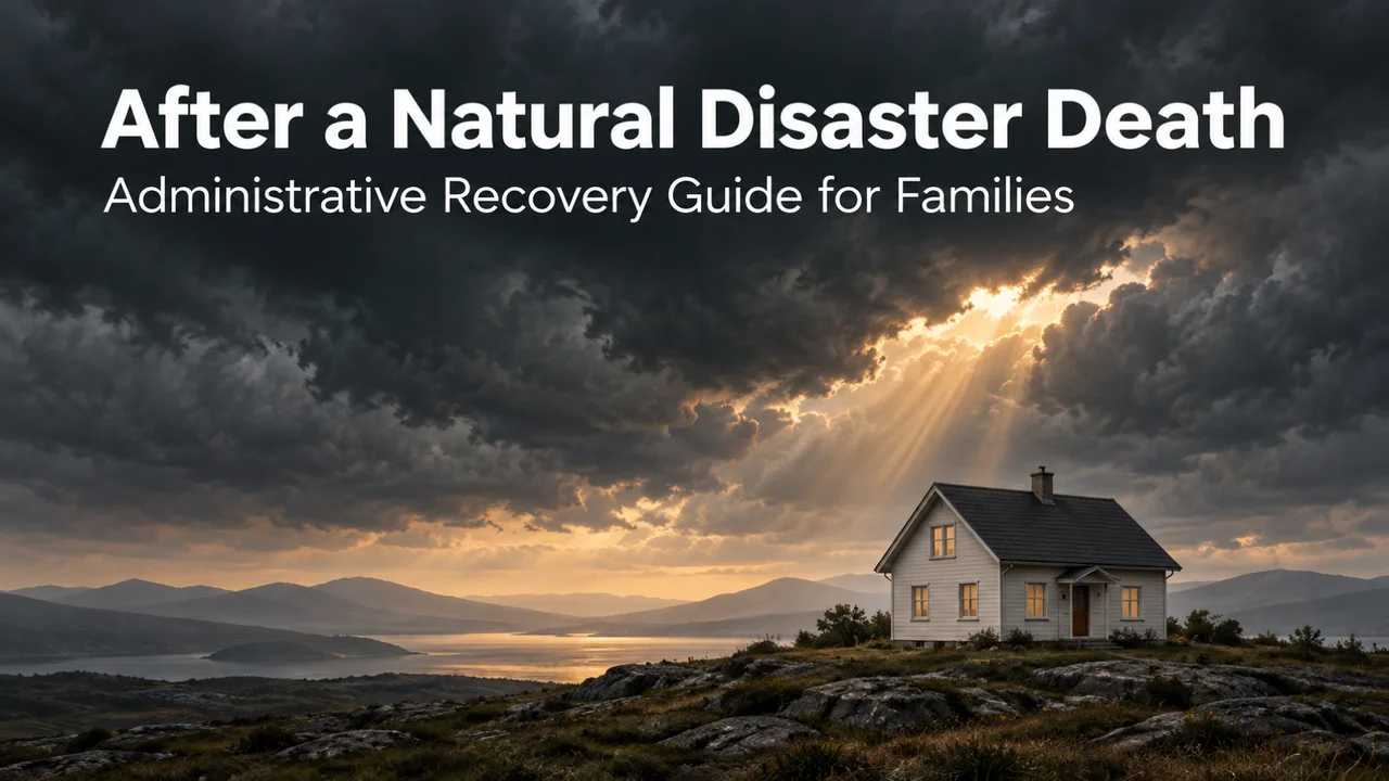After a Natural Disaster Death — Triage Toolkit for Families