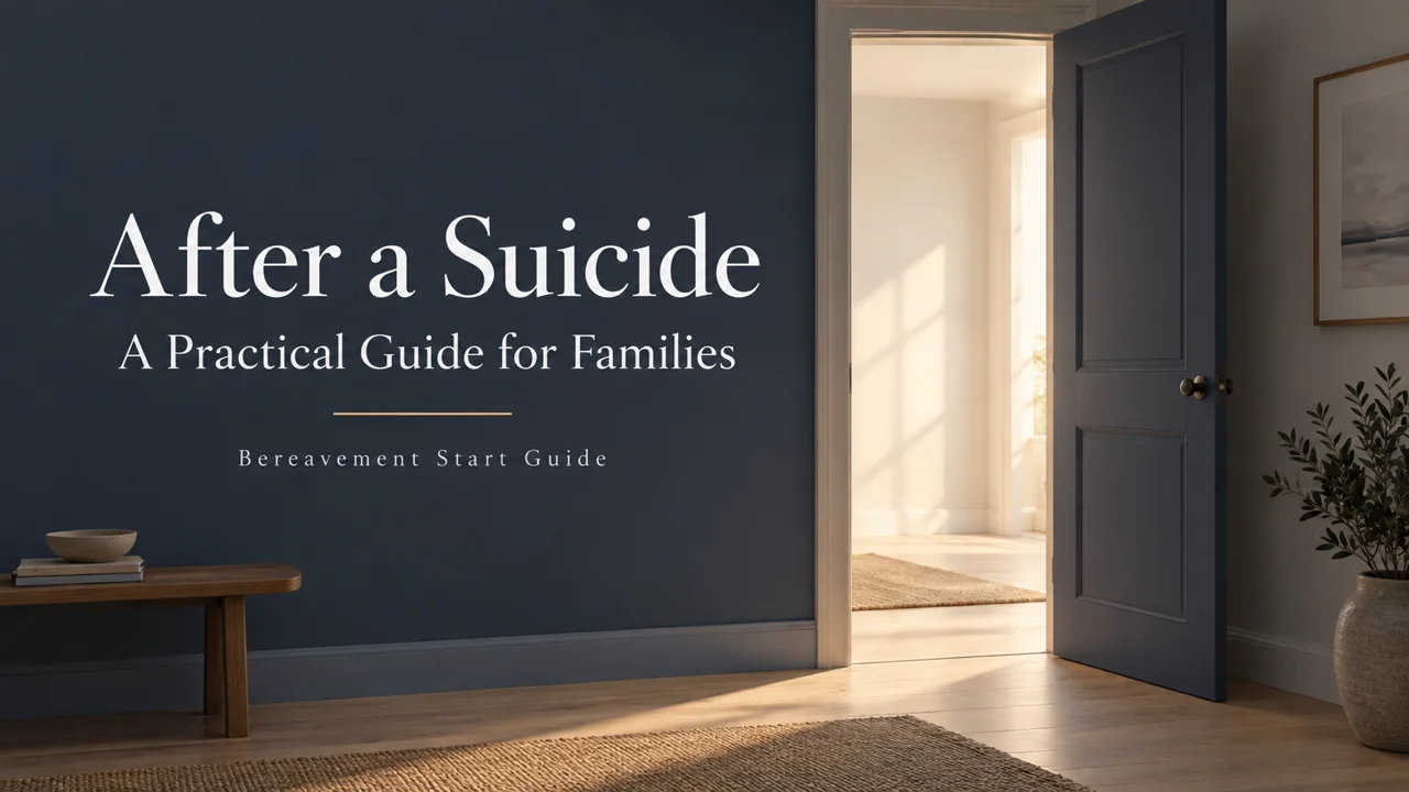 After a Suicide — A Family's Legal & Practical Crisis Toolkit