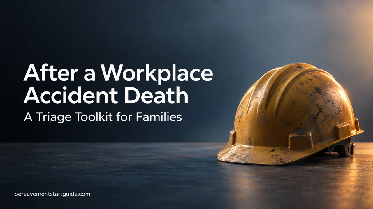 After a Workplace Accident Death — Triage Toolkit for Families