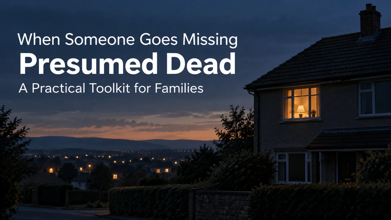 When Someone Goes Missing — Presumed Dead Toolkit