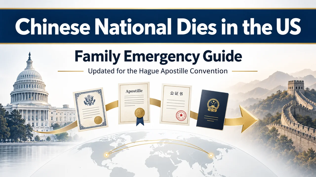Chinese National Dies in the US — Cross-Border Emergency Guide