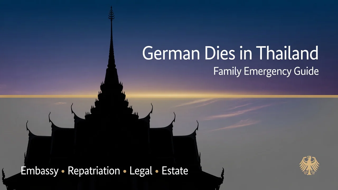 German Dies in Thailand — Family Emergency Guide