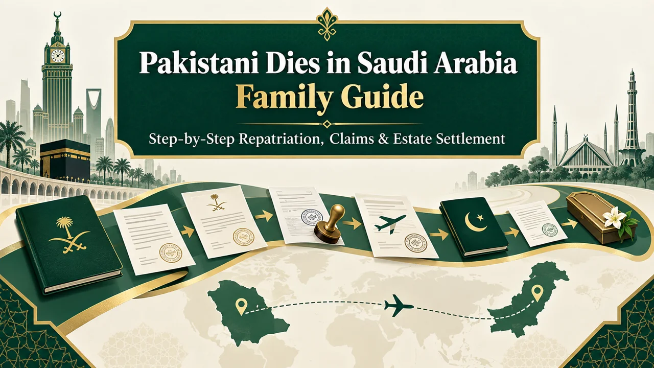 Pakistani Dies in Saudi Arabia — Family Emergency Guide