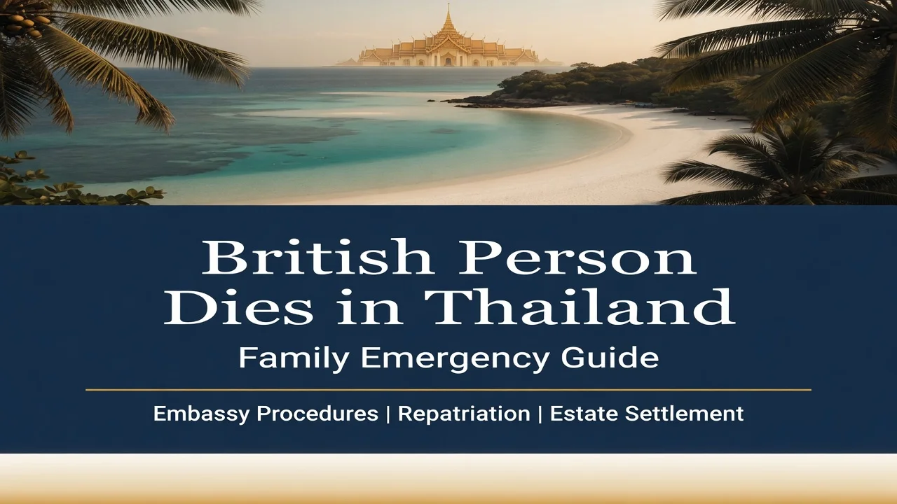 British Person Dies in Thailand — Family Emergency Guide