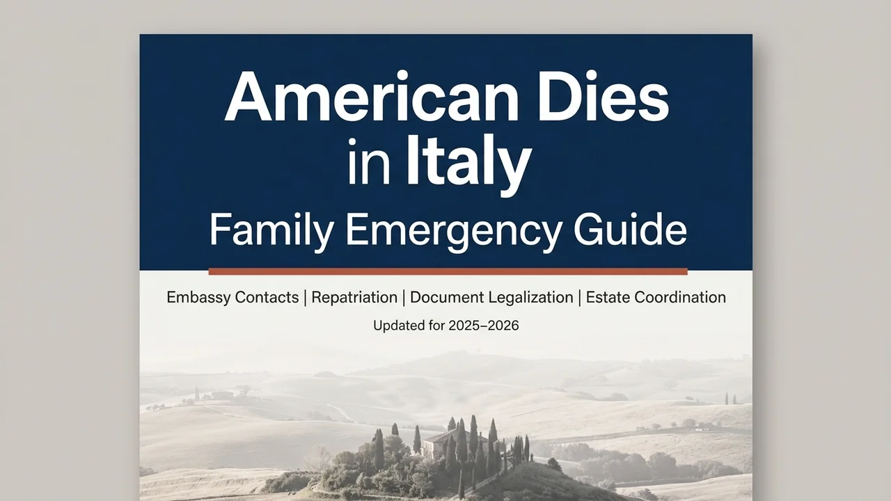 American Dies in Italy — Family Emergency Guide