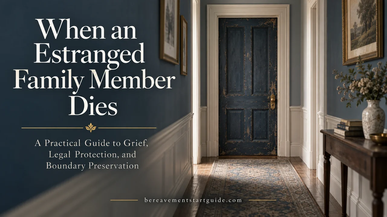 When an Estranged Family Member Dies — Your Next Steps