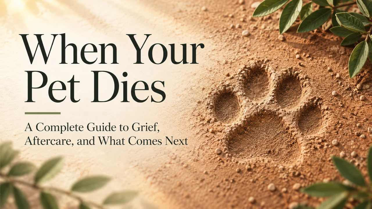When Your Pet Dies — Practical Guide to Grief, Aftercare, and What Comes Next