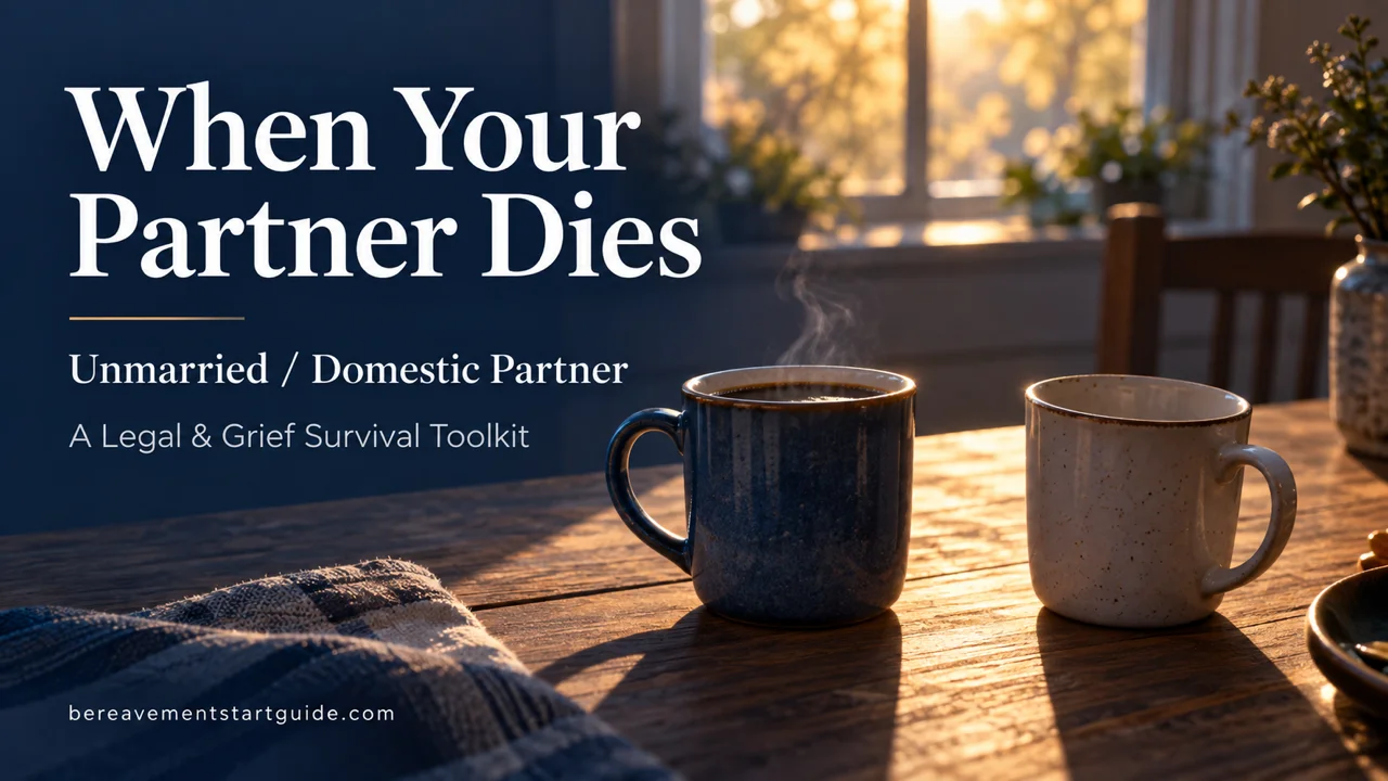 When Your Partner Dies Unmarried — A Legal & Grief Survival Toolkit