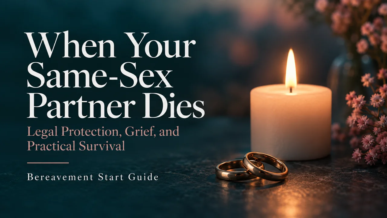 When Your Same-Sex Partner Dies — Legal Protection & Grief Toolkit