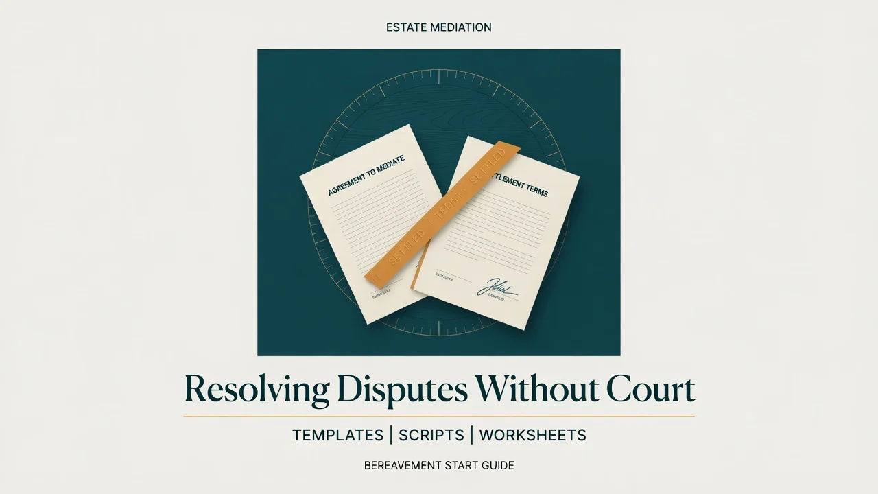 Estate Mediation Toolkit — Resolve Inheritance Disputes Without Court