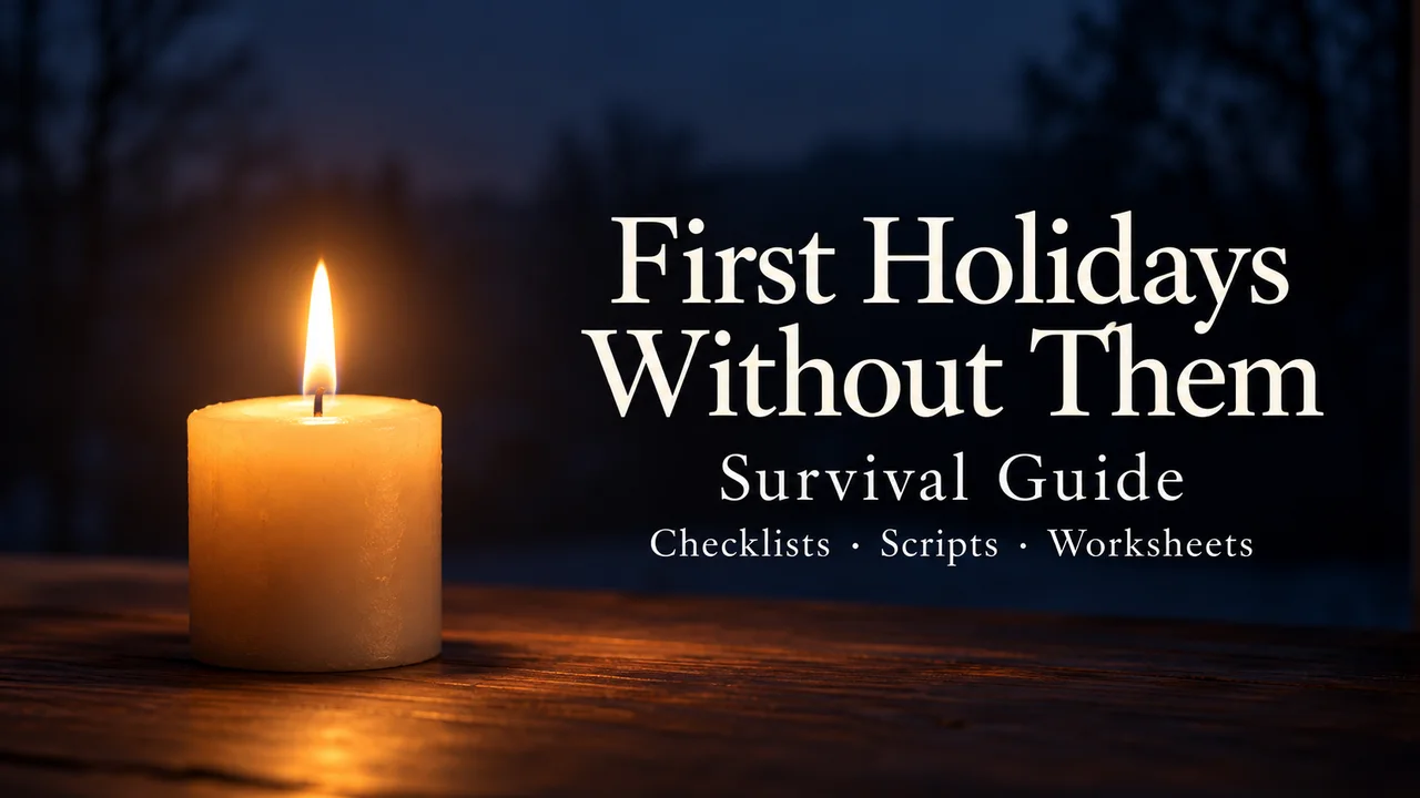 First Holidays Without Them — Survival Guide