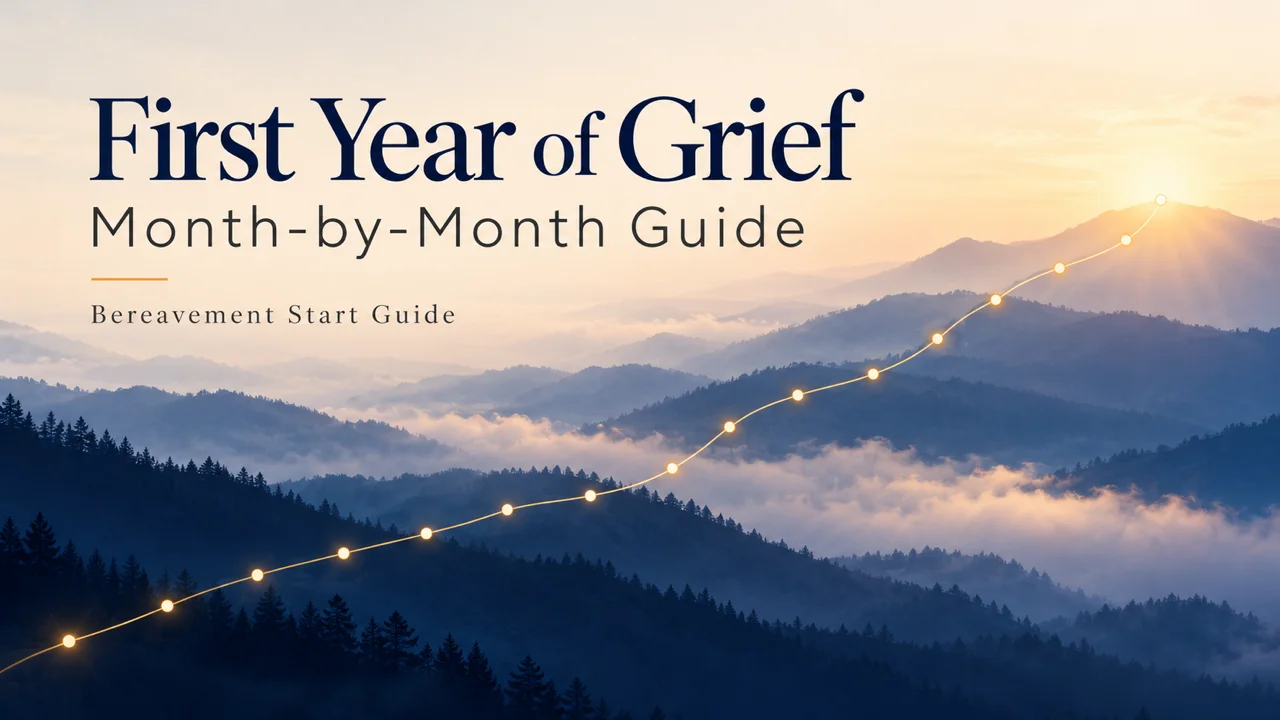 First Year of Grief — Month-by-Month Toolkit