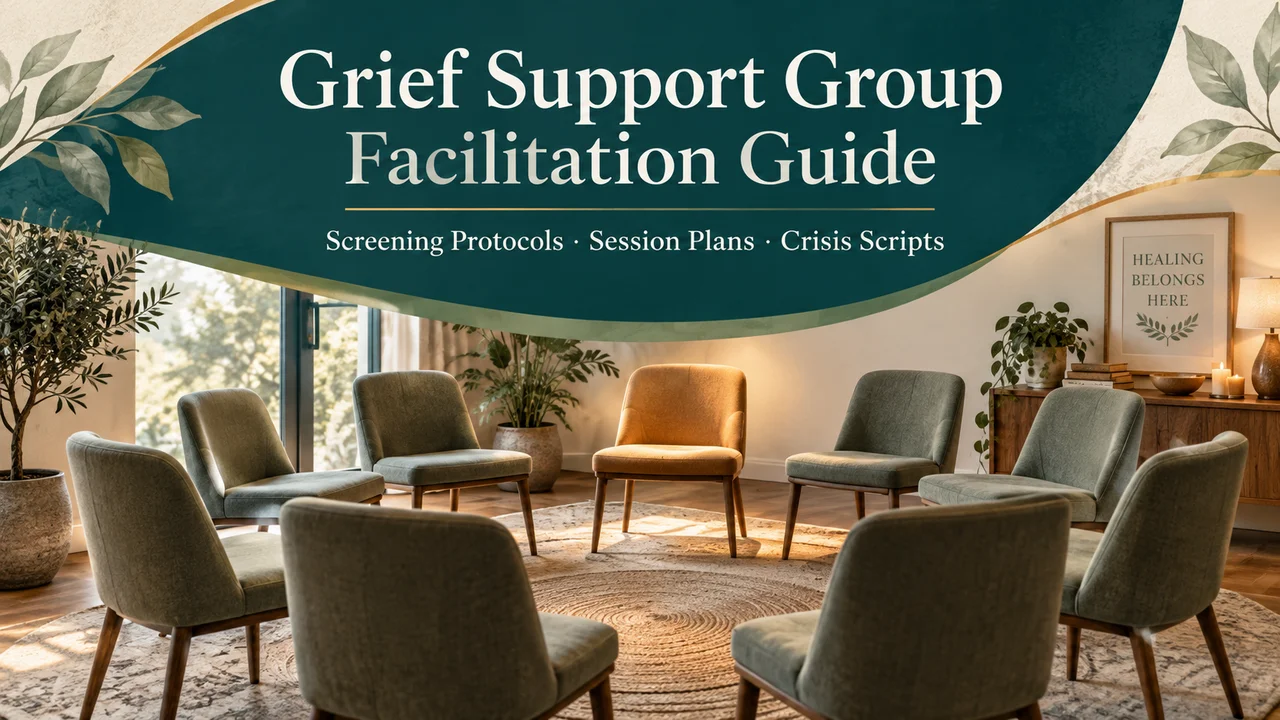 Grief Support Group Facilitation Guide — Lead with Structure, Not Guesswork
