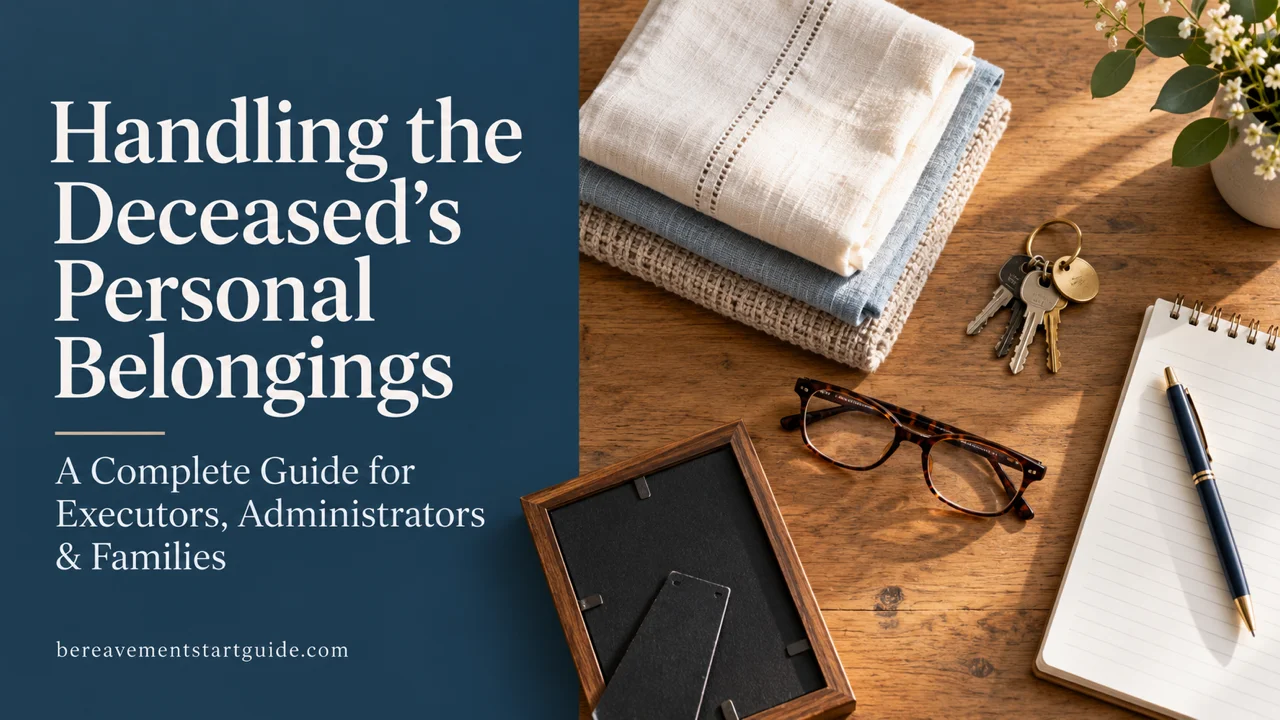 Handling the Deceased's Belongings — A Room-by-Room System
