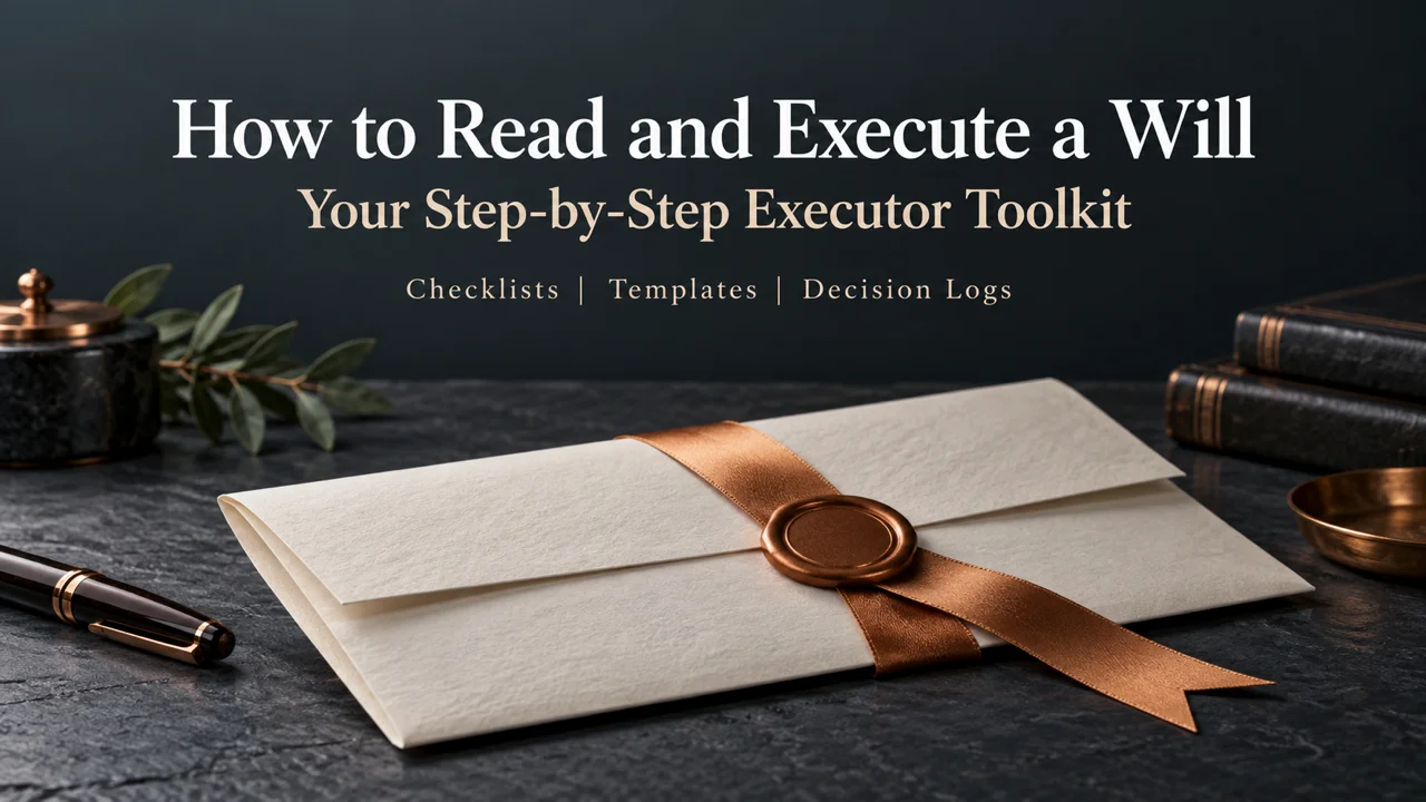 How to Read and Execute a Will — Your Step-by-Step Executor Toolkit