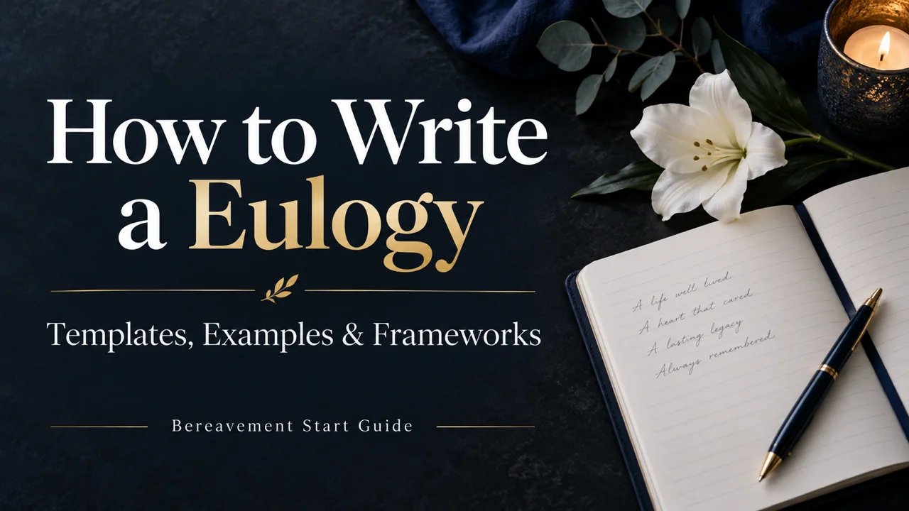 Eulogy Writing Toolkit — Templates, Frameworks & Scripts