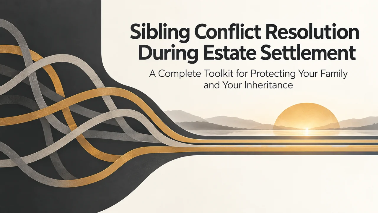 Sibling Estate Conflict Toolkit — Settle the Estate, Save the Family