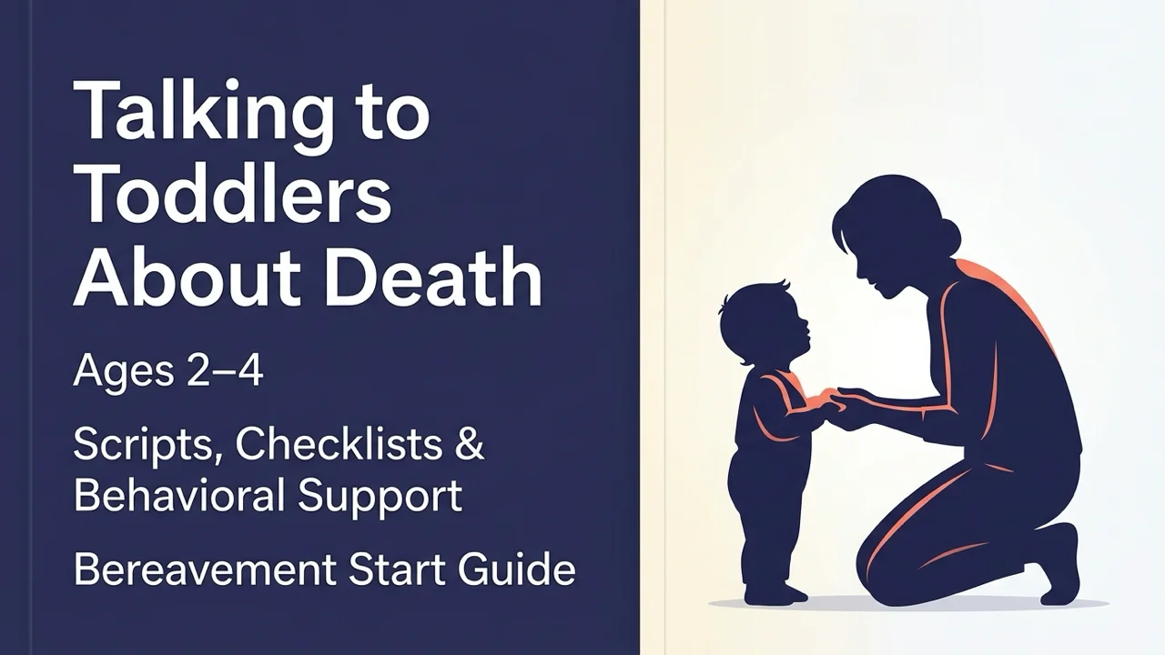 Talking to Toddlers About Death — Scripts, Checklists, and Behavioral Support