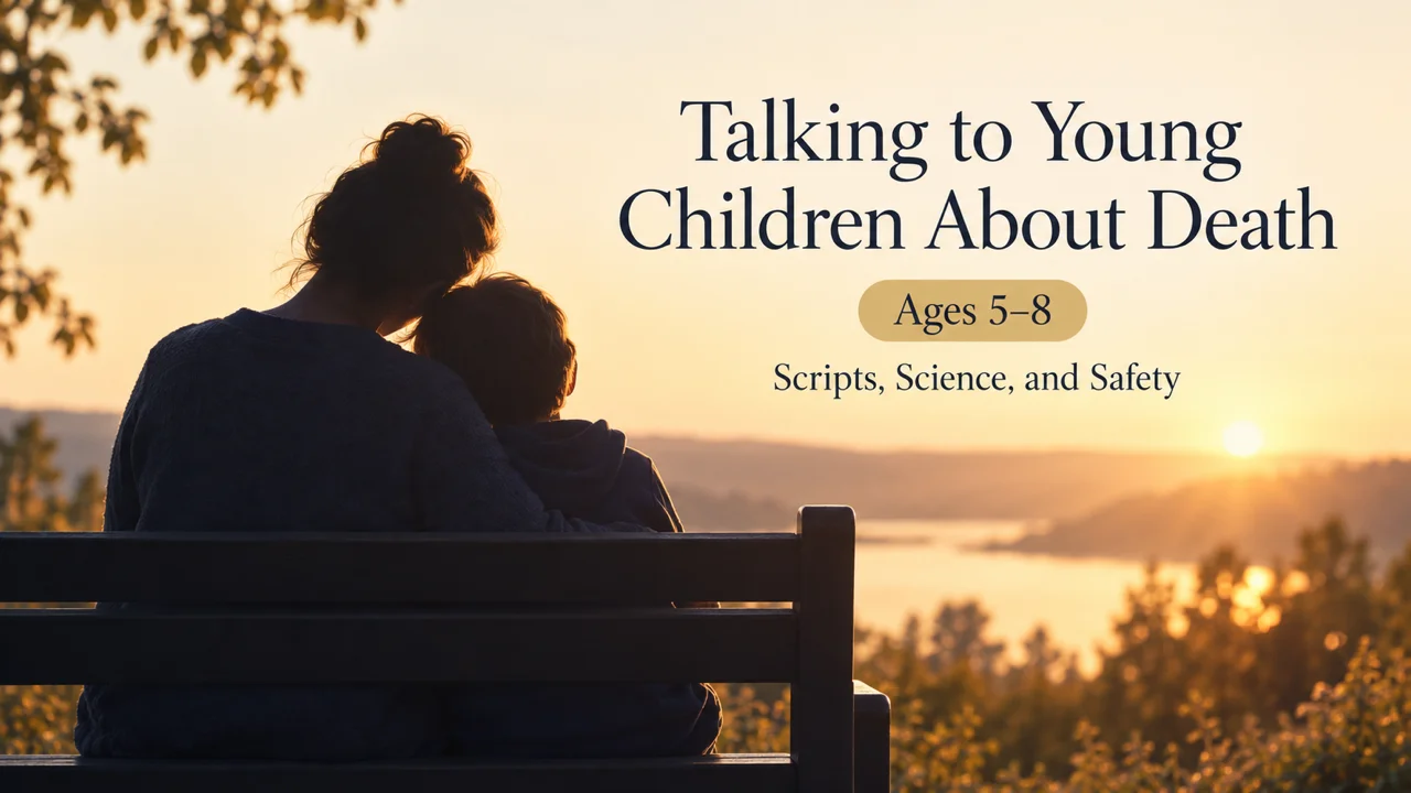 Talking to Young Children About Death (Ages 5–8) — Scripts, Science, and Safety