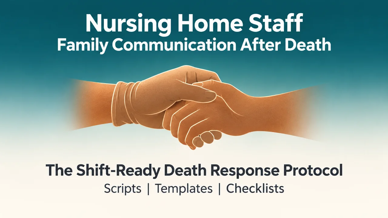 Nursing Home Death Communication Toolkit — Survey-Ready Scripts and Protocols