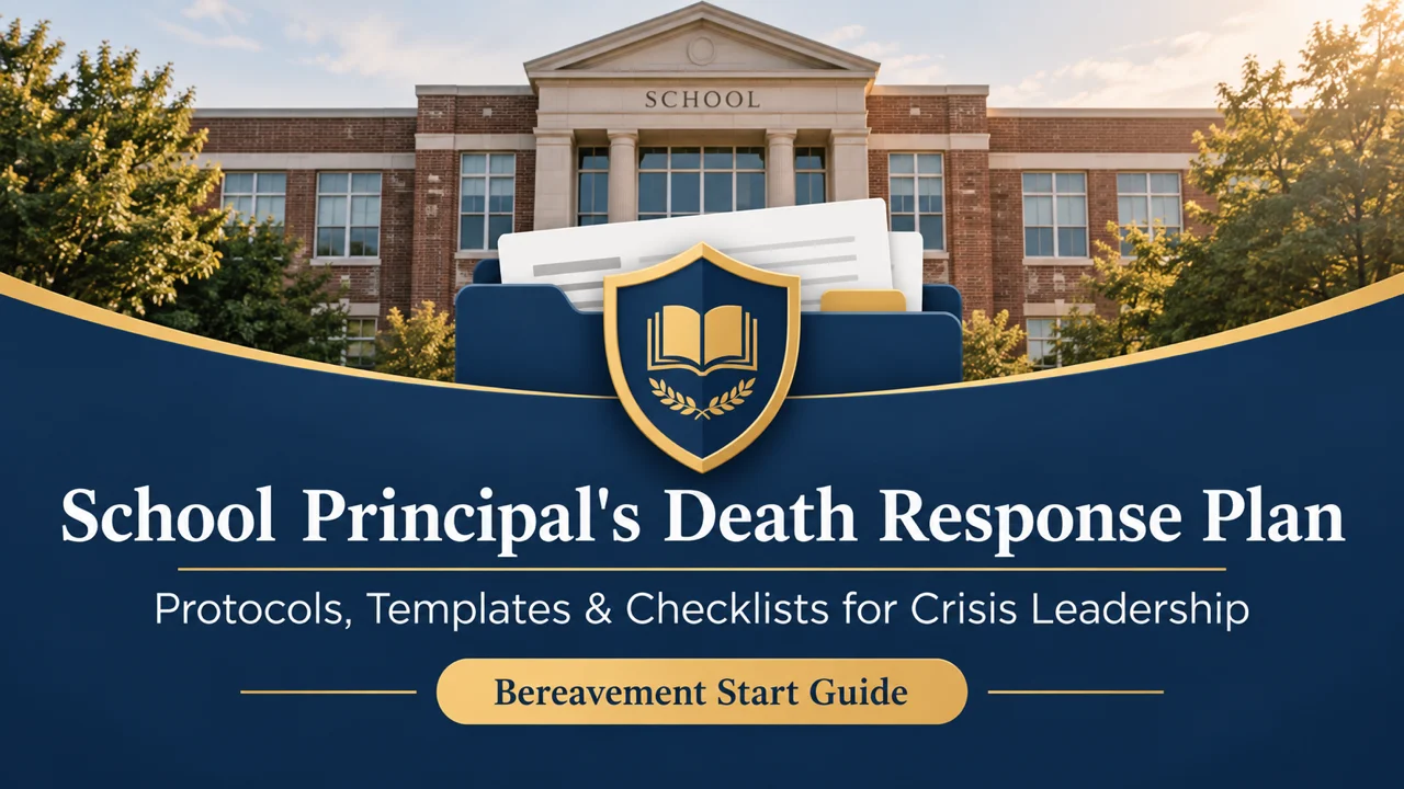 School Death Response Plan — Protocols for Principals