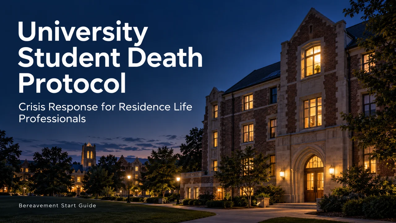 University Student Death Protocol — Crisis Response for Residence Life