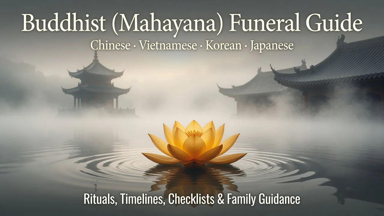 Mahayana Buddhist Funeral Guide — Four Traditions, One Clear Path