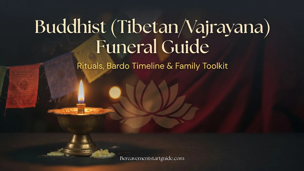 Tibetan Buddhist Funeral Guide — Rituals, Bardo Timeline, and Family Toolkit