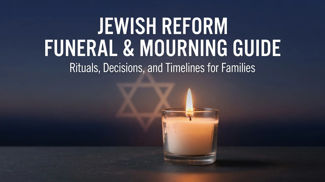 Reform Jewish Funeral Guide — Every Ritual, Decision, and Timeline
