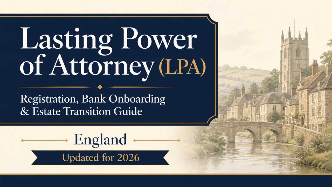 England LPA Guide — Avoid OPG Rejections and Bank Freezes