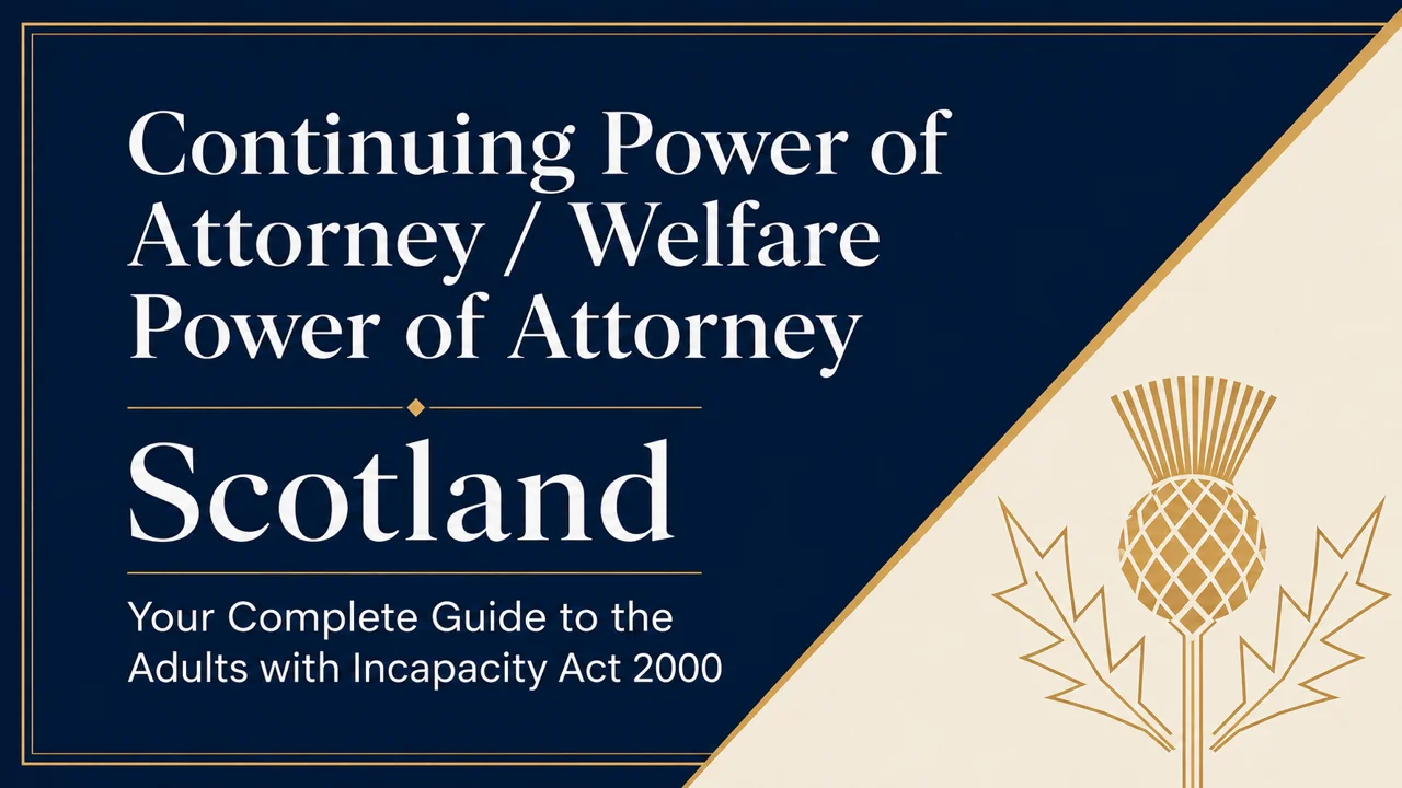 Scotland Power of Attorney — Protect Your Family Before the OPG Backlog Hits