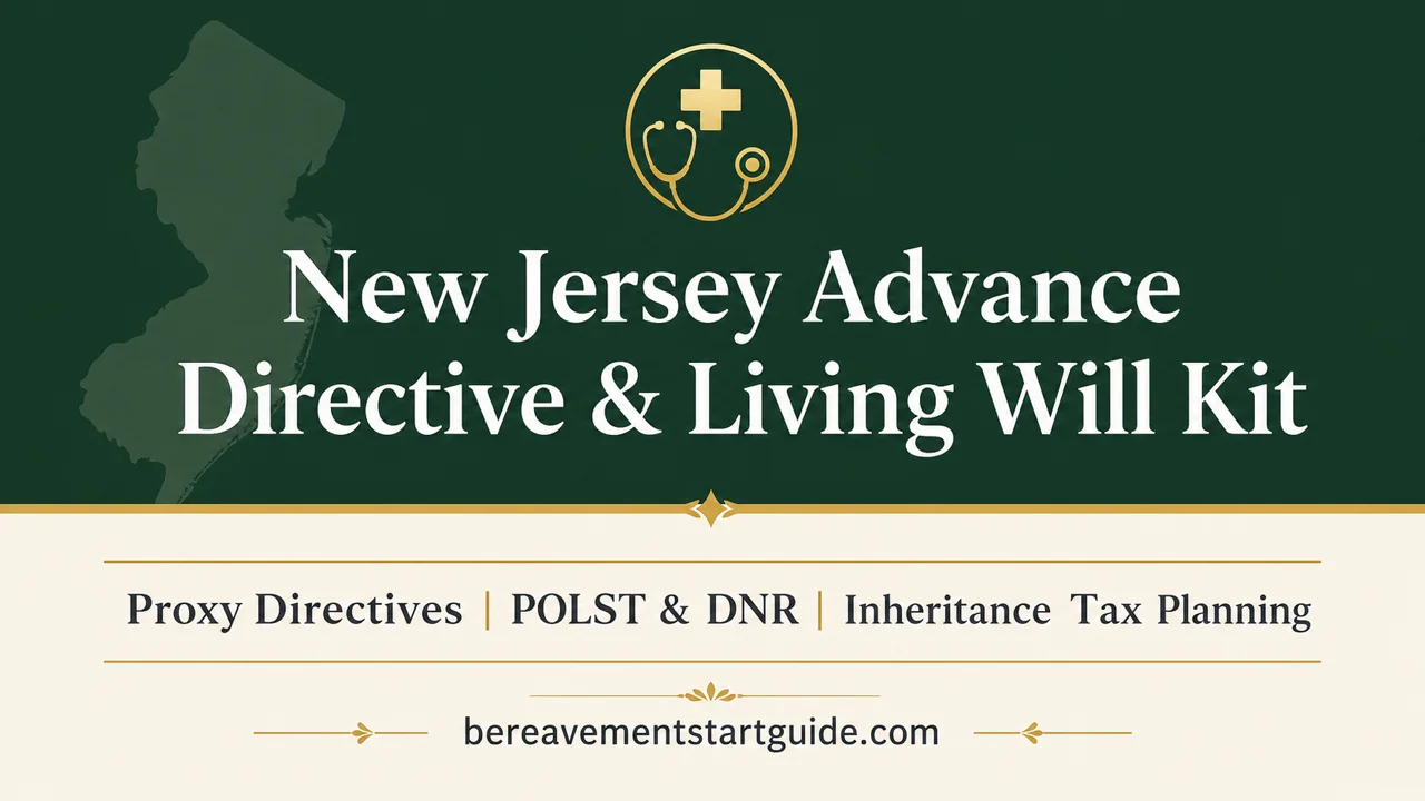 New Jersey Advance Directive & Living Will Kit — Protect Your Wishes